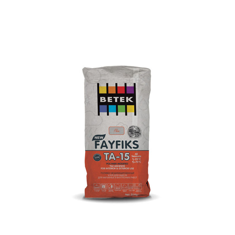 Betek Fayfiks 25კგ — წებოცემენტი